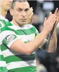  ??  ?? So proud: Scott Brown hailed Celts’ 69-game unbeaten feat