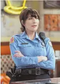  ??  ?? TIME TO MAKE THE DOUGHNUTS: Judd Hirsch, left, stars as owner of ‘Superior Donuts.’ Katey Sagal, above, plays a cop who frequents the shop.