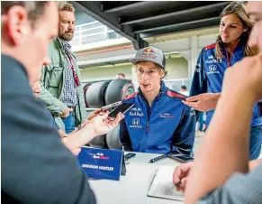  ??  ?? Brendon Hartley has faced constant questions about his future in Formula One.