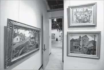  ?? Allen J. Schaben Los Angeles Times ?? A BUILDING in Laguna Beach holds some of Gerald Buck’s vast art collection, being given to UC Irvine. Few people have ever been inside the unmarked site, and The Times was given a rare glimpse into the galleries.