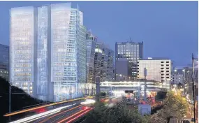  ??  ?? > An artist’s impression of Three Snowhill, which is currently being built