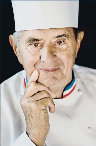  ?? RICK NEDERSTIGT / AFP ?? Paul Bocuse fotografia­t a Amsterdam l’any 2008