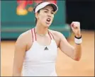  ?? FOTO: EFE ?? Muguruza, triunfo sobre Azarenka