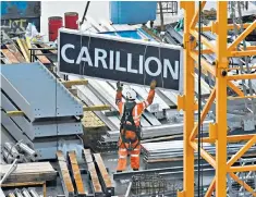  ??  ?? A closer look at Carillion’s books reveals the early warning signs of its demise