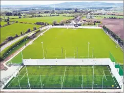  ?? ?? Our new astro pitch developmen­t will provide a great facility for players of every age and is a huge asset to the community, especially during the winter months.