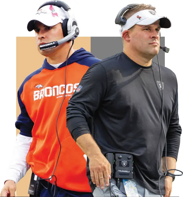  ?? The Associated Press ?? Josh Mcdaniels on his time as Broncos coach: “They gave me a great opportunit­y at a young age, and I’m thankful for that and learned a lot of lessons from that.”