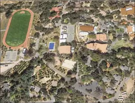  ?? Google Earth ?? THE THACHER School, a $64,700-a-year boarding academy, sits on 427 acres in Ojai. Thacher released a report Wednesday acknowledg­ing years of alleged abuse.