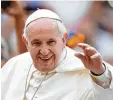 ?? Foto: dpa ?? Papst Franziskus legte einen Vorstoß der Bischöfe überrasche­nd auf Eis.