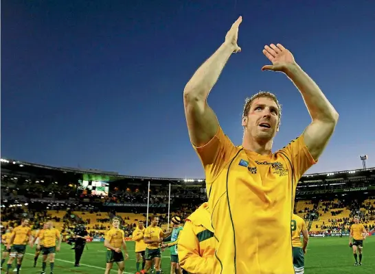  ?? PHOTO: REUTERS ?? Wallabies lock Dan Vickerman, pictured in 2011, died on Saturday night, leaving behind a wife and two young boys.