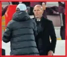  ??  ?? Zidane saluda a Klopp.