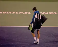  ??  ?? Rimandato Novak Djokovic a Indian Wells 2019: quest’anno non si è giocato