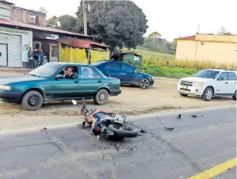  ?? CORTESÍA: PC ACAXOCHITL­Á ?? La persona herida fue trasladada a una clínica particular