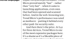  ??  ?? ABOVE Trend Micro’s interface is divided into four simple pages