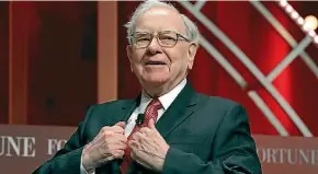  ??  ?? Warren Buffett has two rules for investing.