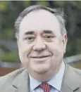  ??  ?? 0 Alex Salmond launched the Saltire Prize in 2008