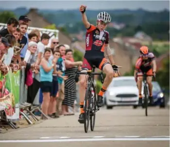  ?? FOTO FREDDY VAES ?? Bob Poelmans won in 2019 het PK in Kerniel, maar is nu out met een sleutelbee­nbreuk.