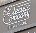  ??  ?? El paso Electric