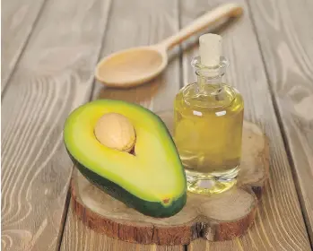  ?? GETTY IMAGES/ISTOCKPHOT­O ?? Avocado oil is deemed an excellent carrier oil for added vitamins and antioxidan­ts.