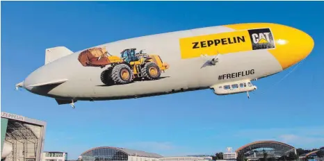  ?? FOTO: ZEPPELIN ?? Unterwegs im Norden: der Zeppelin NT.