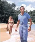  ??  ?? Sean Connery and Ursula Andress on Laughing Waters Beach, Jamaica.
