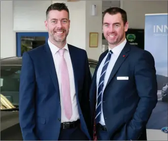  ?? Darren Ronan, Sales Manager and Brendan McCarthy, Commercial­s Sales, at Cavanaghs of Mallow. ??