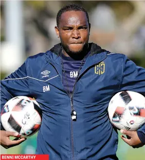  ??  ?? BENNI MCCARTHY