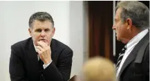  ?? PICTURE: DAVID RITCHIE/AFRICAN NEWS AGENCY/ANA ?? ON TRIAL: Jason Rohde in court. He is accused of the murder of his wife Susan.