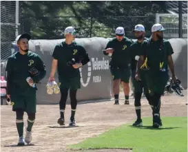  ?? AGENCIA ESIMAGEN ?? Read, Rodríguez y Sweeney están listos para llevar a la novena verde a la Serie del Rey.