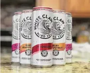  ?? Contribute­d photo ?? Businesses in Connecticu­t were recently surprised to learn that spirit-based seltzers would be subject to a 10-cent deposit. Malt-based seltzers, like White Claw, are less of an issue.