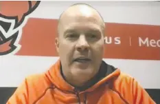  ?? ?? B.C. Lions head coach Rick Campbell says he's very impressed with the rookies so far in camp.