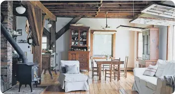  ??  ?? Homestead style which features in Relaxed Rustic: Bring Scandinavi­an Tranquilit­y And Nature Into Your Home by Niki Brantmark, photograph­y by James Gardiner, published by Cico Books, £19.99.