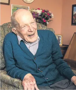  ??  ?? Clockwise from main picture: Scotland’s oldest man, Alfred Smith 109, who resides in St Madoes, Mrs Jessie Sinclair, of Dunkeld, who is 107-years-old and James Crombie, from Dunfermlin­e, who is 108 years young.