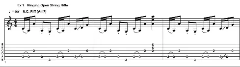 Example 1 Ringing Open-String Riffs - PressReader