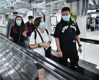  ?? — AFP photo ?? Both internatio­nal and domestic passenger traffic for MAHB showed a declining trend after the Chinese New Year break following the coronaviru­s outbreak in China.