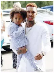  ??  ?? Tyga har sedan tidigare sonen King Cairo, 3, ihop med Blac Chyna.