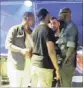  ?? PICTURE: YOUTUBE ?? TAKE THAT!: A screen grab of a video clip showing DJ Black Coffee slapping rapper AKA’s manager.