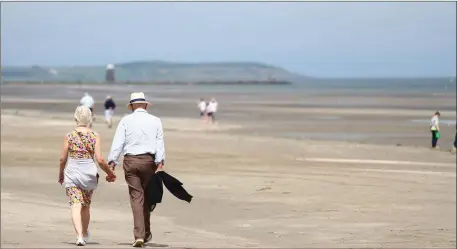  ??  ?? Bettystown beach, a perfect place for a walk - but issues remain over dogs on leads, horses and car parking.