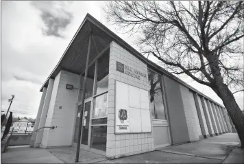  ?? Herald photo by Tijana Martin @TMartinHer­ald ?? The Muslim associatio­n recently purchased the former Bill Kergan Centre along 13 Street North.