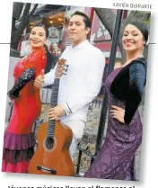  ??  ?? Jóvenes músicos llevan el flamenco al Metro y otros espacios.