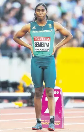  ?? Pictutre: Gallo Images ?? ANOTHER SHOT. Caster Semenya has the chance to make up at the Laureus Awards after having been overlooked for athletics’ top prize last year.