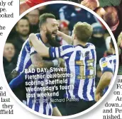  ?? PICTURE: Richard Parkes ?? BAD DAY: Steven Fletcher celebrates scoring Sheffield Wednesday’s fourth last weekend