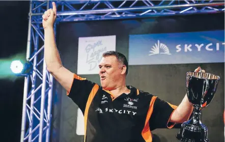  ?? PHOTO: GETTY ?? Craig Caldwell’s win at the SkyCity tournament in July was a sporting highlight in 2015.