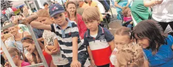  ??  ?? Viel Spaß hatten die Kinder auf dem Stadtfest.