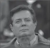  ?? HOWARD SIMMONS/NEW YORK DAILY NEWS FILE PHOTOGRAPH ?? Paul Manafort on hand at Yankee Stadium in New York on Oct. 17, 2017. Manafort is under the scrutiny of the Mueller investigat­ion once again.