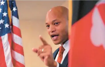  ?? KARL MERTON FERRON/BALTIMORE SUN ?? Maryland Gov.-elect Wes Moore has received more than $2 billion in budget requests.