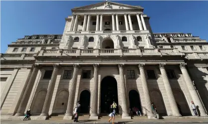  ??  ?? The Bank of England has signalled that it is open to the idea of a ‘Britcoin’. Photograph: Yui Mok/PA