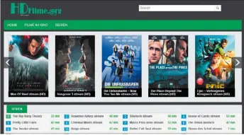  ??  ?? Webseiten wie HD lme.org sind Kataloge zu Filmen und Serien und verlinken auf Filehoster.