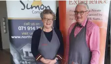  ??  ?? Paula and Damien Brennan of the Yeats Experience who hosted a fundraiser which raised €4,365.92 for the Northwest Simon Community.