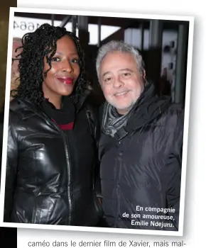  ??  ?? En compagnie de son amoureuse, Emilie Ndejuru.