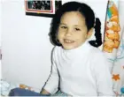  ??  ?? Meghan Markle as a child